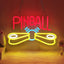 Letrero neón arcade para pinball bar salón con USB y ganchos