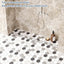 Drenaje lineal acero inox 48" con soportes ajustables