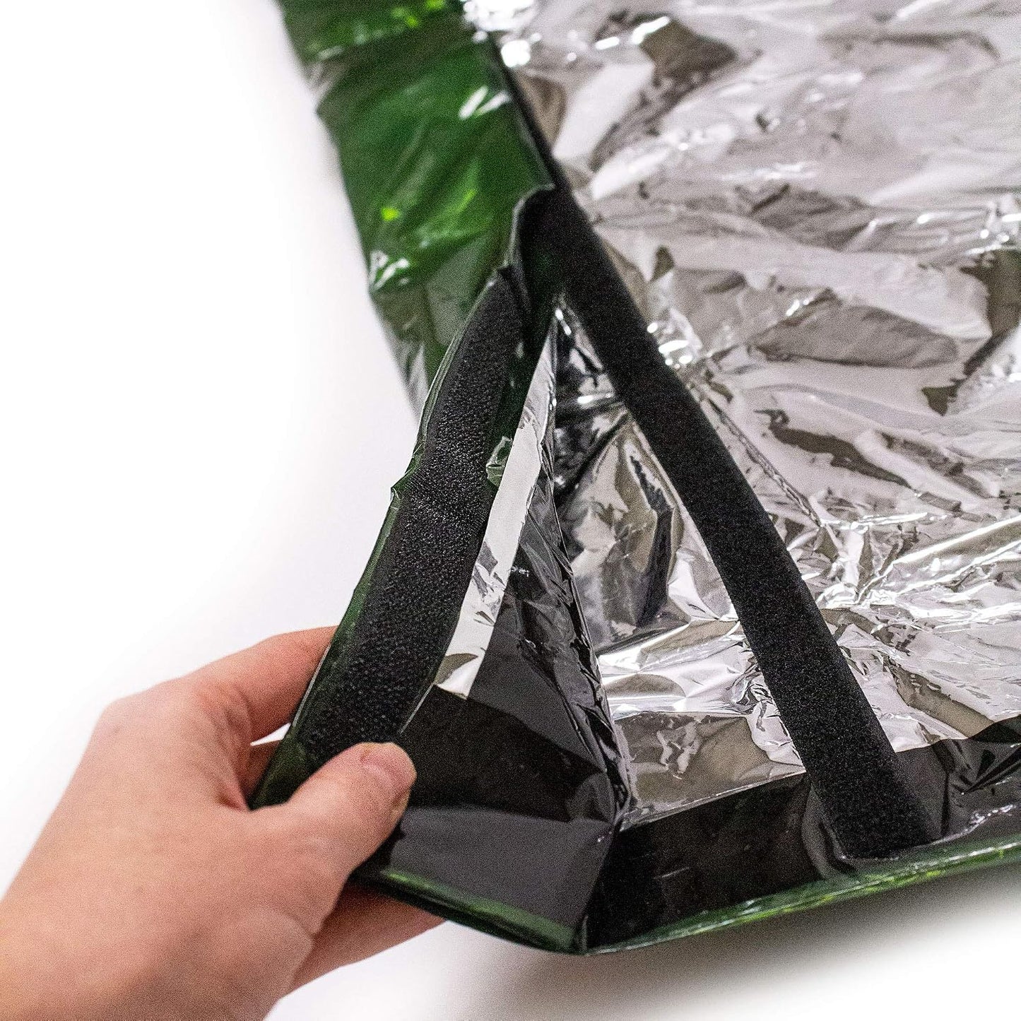 Manta inflable supervivencia aislamiento calor 1 pack