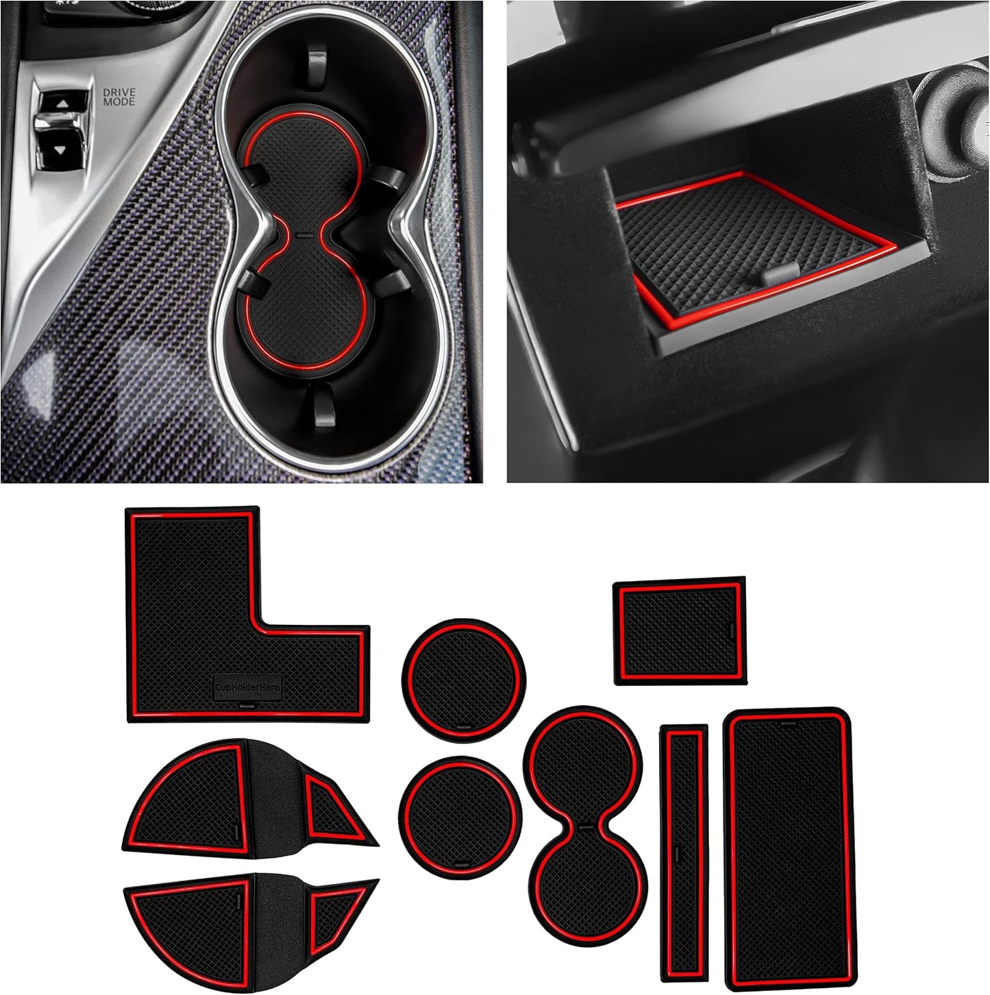 Insertos antipolvo Infiniti Q60 17-22 consola set 10