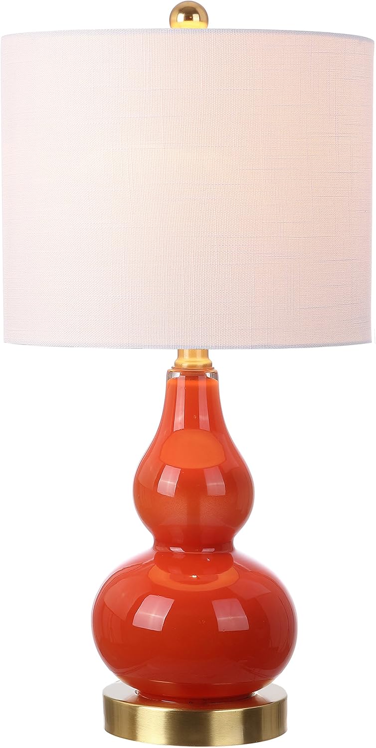 Lámpara Mesa Vidrio LED 52cm Estilo Midcentury