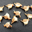 Set 12 figuras pájaro Robin marrón decoración jardín