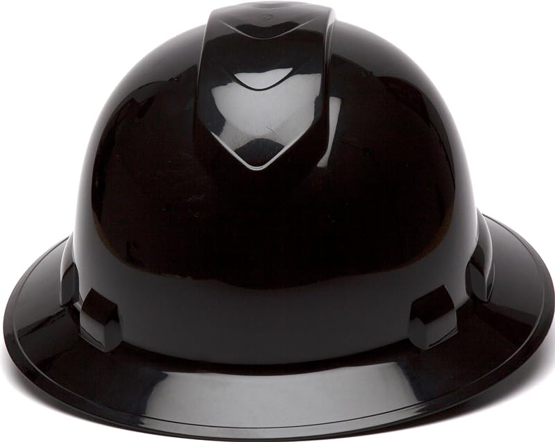 Casco duro ala completa HP541 negro set 3