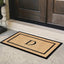 Tapete fibra coco goma 24x48pulg entrada resistente