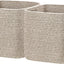 Cubos almacenamiento 11" cestas algodón pack 2