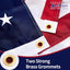 Bandera USA 3x5ft nailon estrellas bordadas impermeable