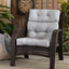 Cojín respaldo alto exterior 44x22" cemento