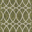 Alfombra rectangular 2x3ft 1pulg color verde y marfil