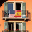 Bandera España 3x5ft 150D doble cara exteriores