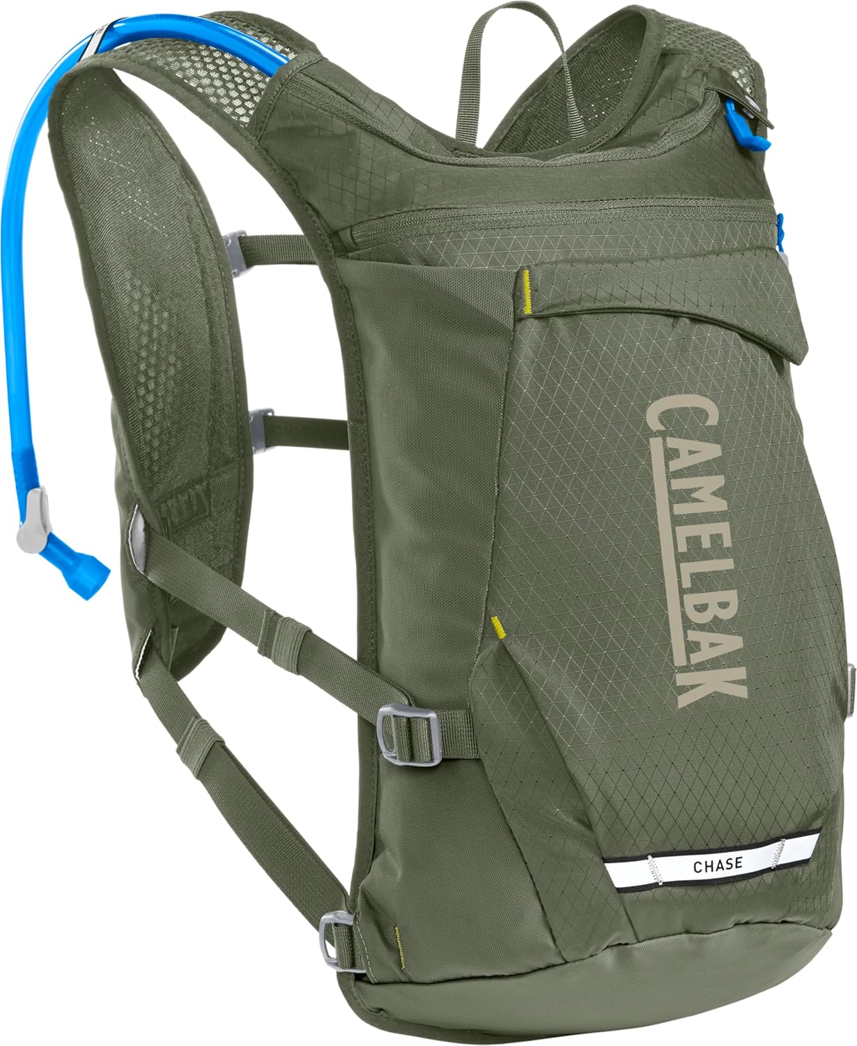 Chaleco hidratación bicicleta 70oz ajustable oliva