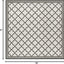 Alfombra exterior lavable 6x7ft cuadrada gris claro y carbón