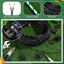 Cable 100ft 18/2 con 6 enchufes para tira LED negro