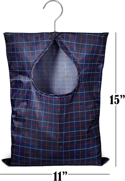 Bolsa pinzas ropa 11x15" 100 alfileres repelente agua