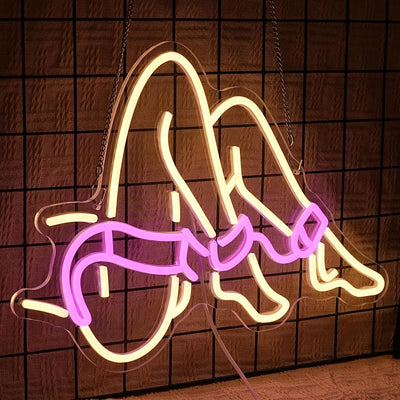 Letrero neón led regulable usb estilo preppy para pared