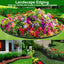 Borde jardín flexible 20" 20 picos anclaje