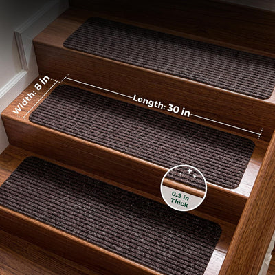Alfombra antiderrap para escaleras 8x30 7 en pack