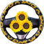 Funda volante girasol mujer ajuste universal piel