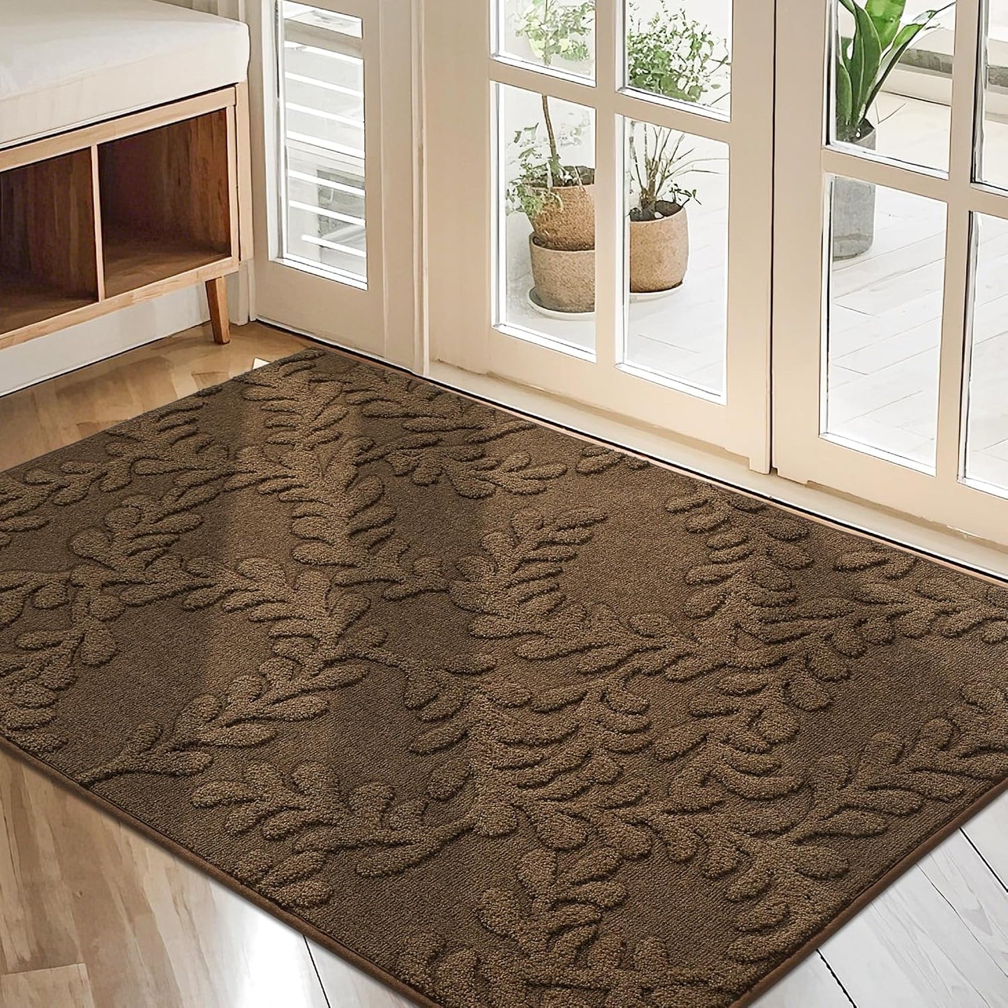 Alfombra puerta 32x48pulg antiderrap absorbente entrada