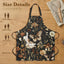 Delantal floral mujer bolsillos ajustables cocina jardinería