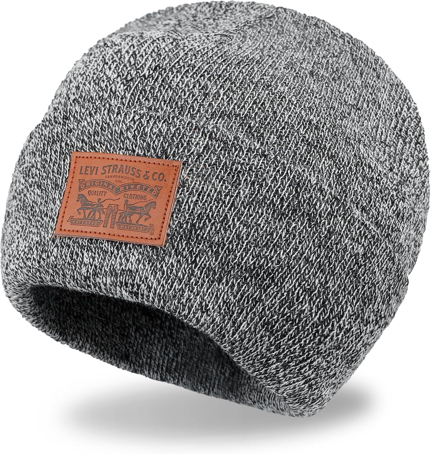 Gorro hombre estilo diario punto suave cálido invierno