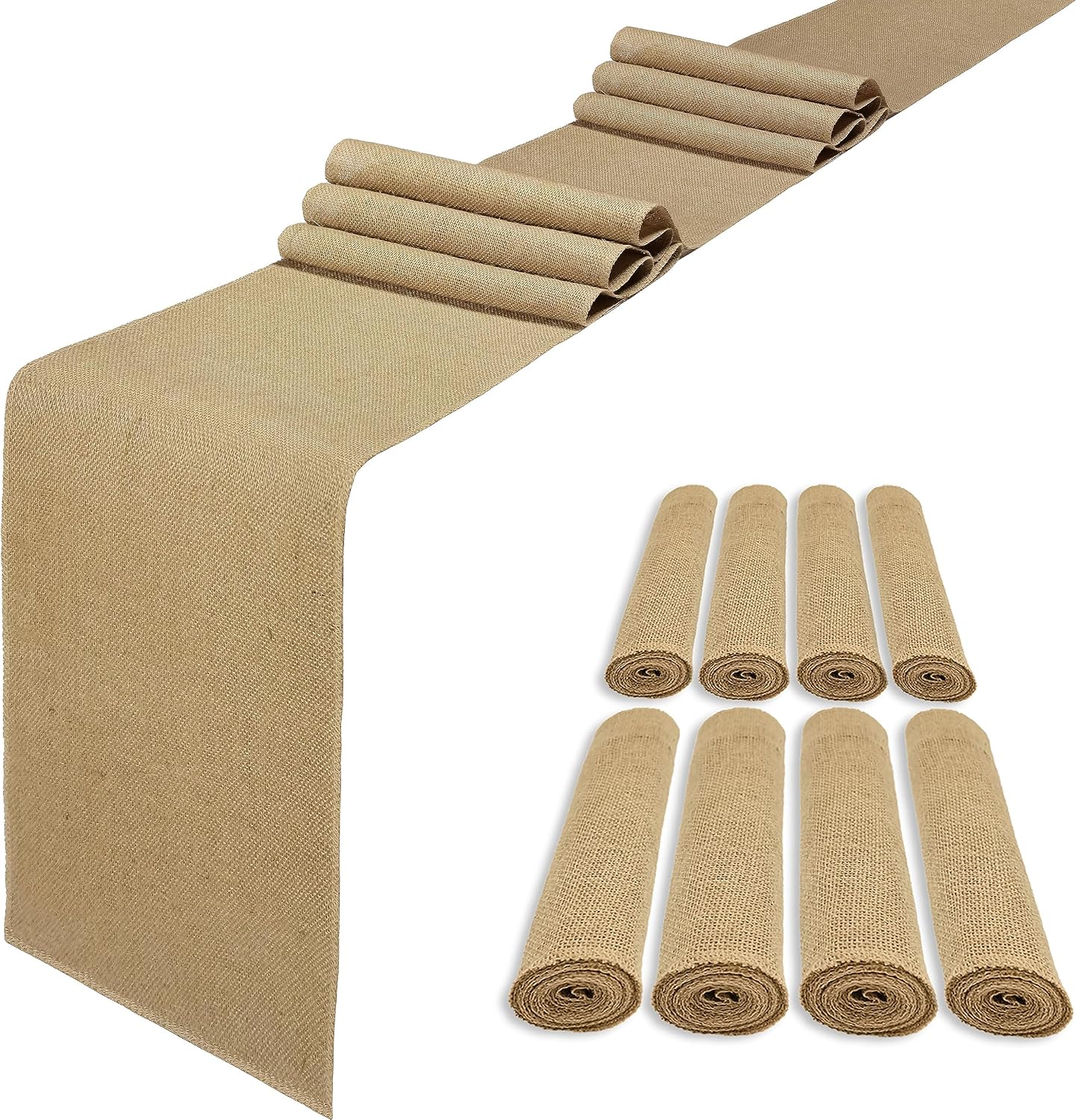 Mesa Yute Natural 12x120pulg Decoración Boda