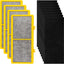 Pack 12 filtros HEPA y carbono comp Holmes Aer1