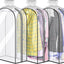 Bolsas colgar ropa transparente 32" y 10" reforzadas 3 Pzas