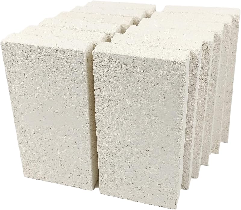 Ladrillo aislante térmico 1.25x4.5x9 12 Pzas para hornos