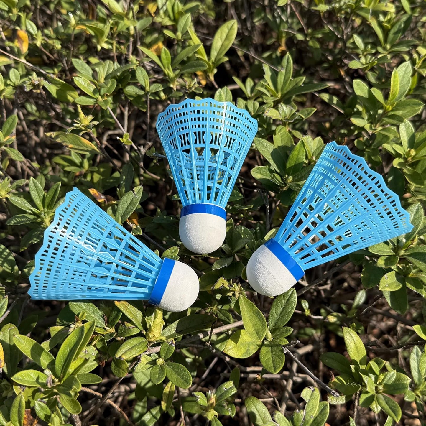 12 Pack Lanzaderas Badminton Nailon Estabilidad Alta