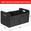 Organiz. maletero auto 2 compartimentos plegables 600D