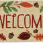 Felpudo bienvenida otoño fibra coco 17x29"
