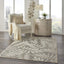 Alfombra interiores exteriores color gris