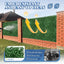 Paneles boj sintético 20x20pulg decoración pared 6 pzas