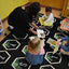 Alfombra educativa para niños 7.6x12ft color negro