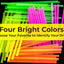 Pajitas neón con luz negra 7.75pulg 300uds 4 colores fiesta