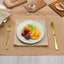 Set 6 servilletas tela algodón 18x18pulg color beige reutilizables