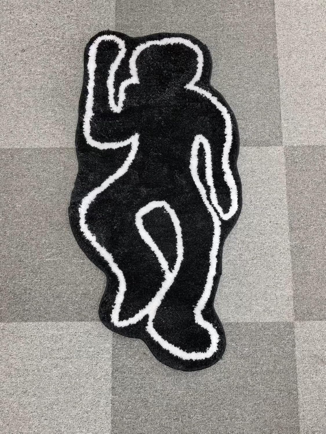 Tapete puerta piso Dead Body antiderrap suave