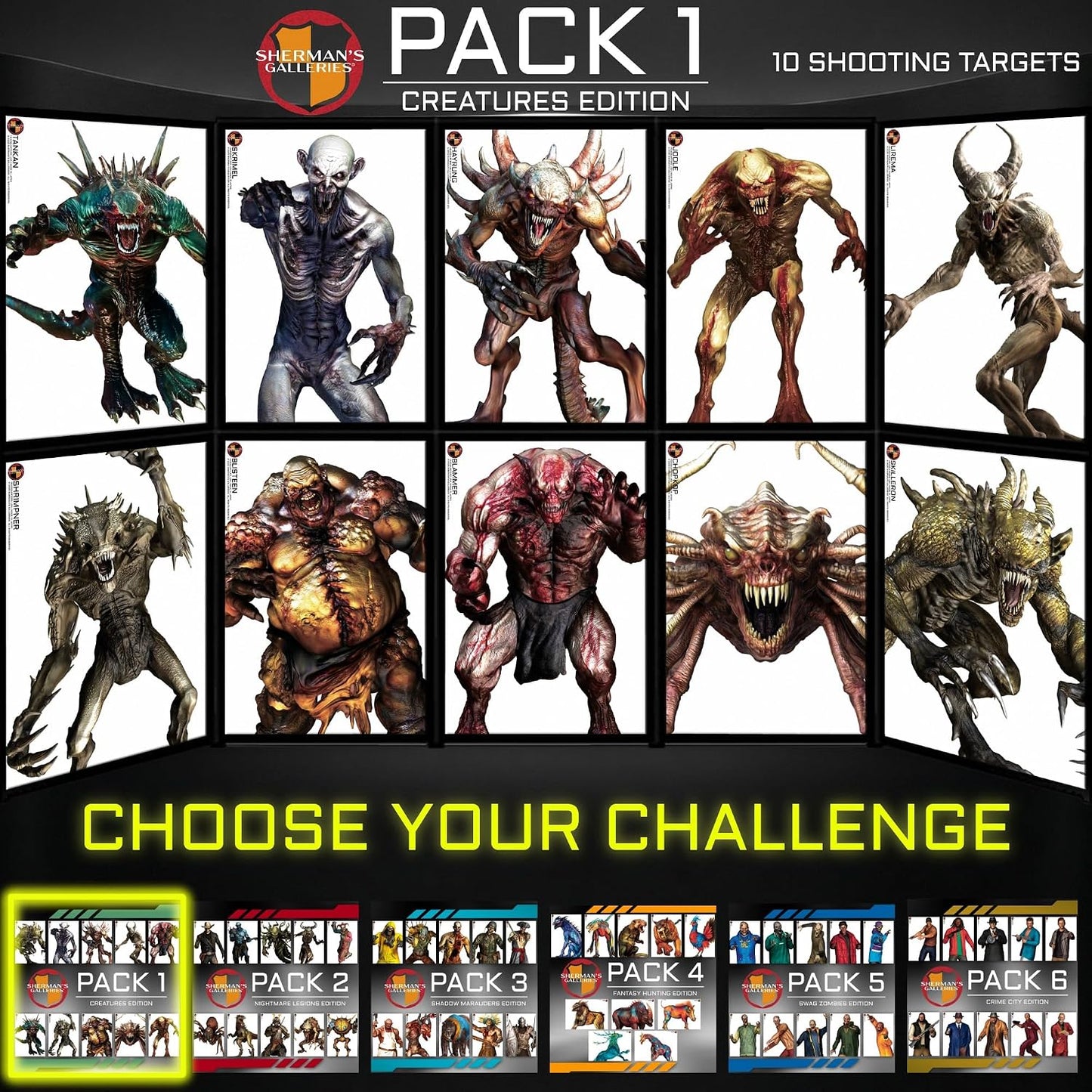 Pack 1 Objetivos Tiro 20x28" Serie XL