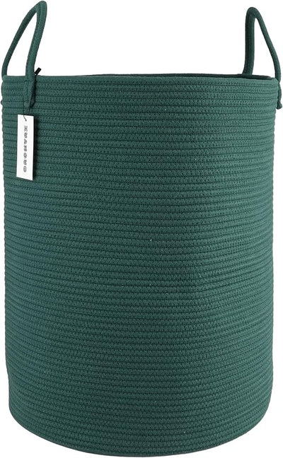 Cesta cuerda algodón para ropa sucia sala dormitorio bohemia