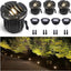 Luces suelo 12V LED reemplazables bronce antiguo