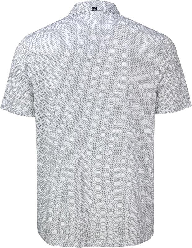 Polo reciclado hombre con estampado diamante