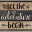 Tapete puerta caravana decoración cabaña 30x17"