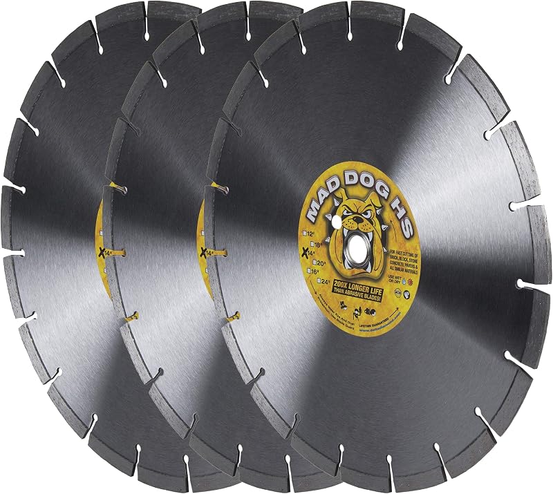Pack 3 hojas sierra diamante 14" 0.125x0.787"