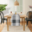 Mesa cuadros gris y blanco 13x90pulg para cómoda