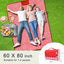 Manta pícnic impermeable plegable 60x80" color rojo