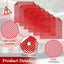 12 Banderas Seguridad 18x18pulg Camiones Malla Resistente
