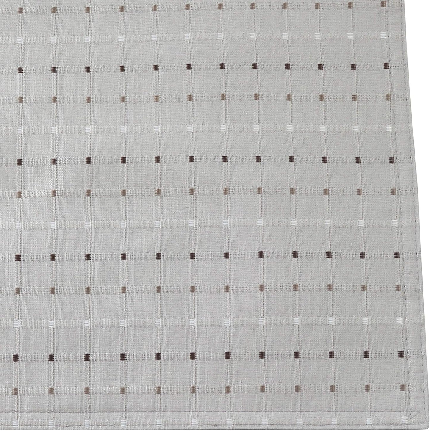 Camino mesa cosido gris 16x120pulg