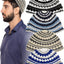 4 Pzas Kippah Frik Gran Tamaño Hechos a Mano