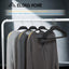 Perchas goma antiderrap 30 pzas inox delgadas