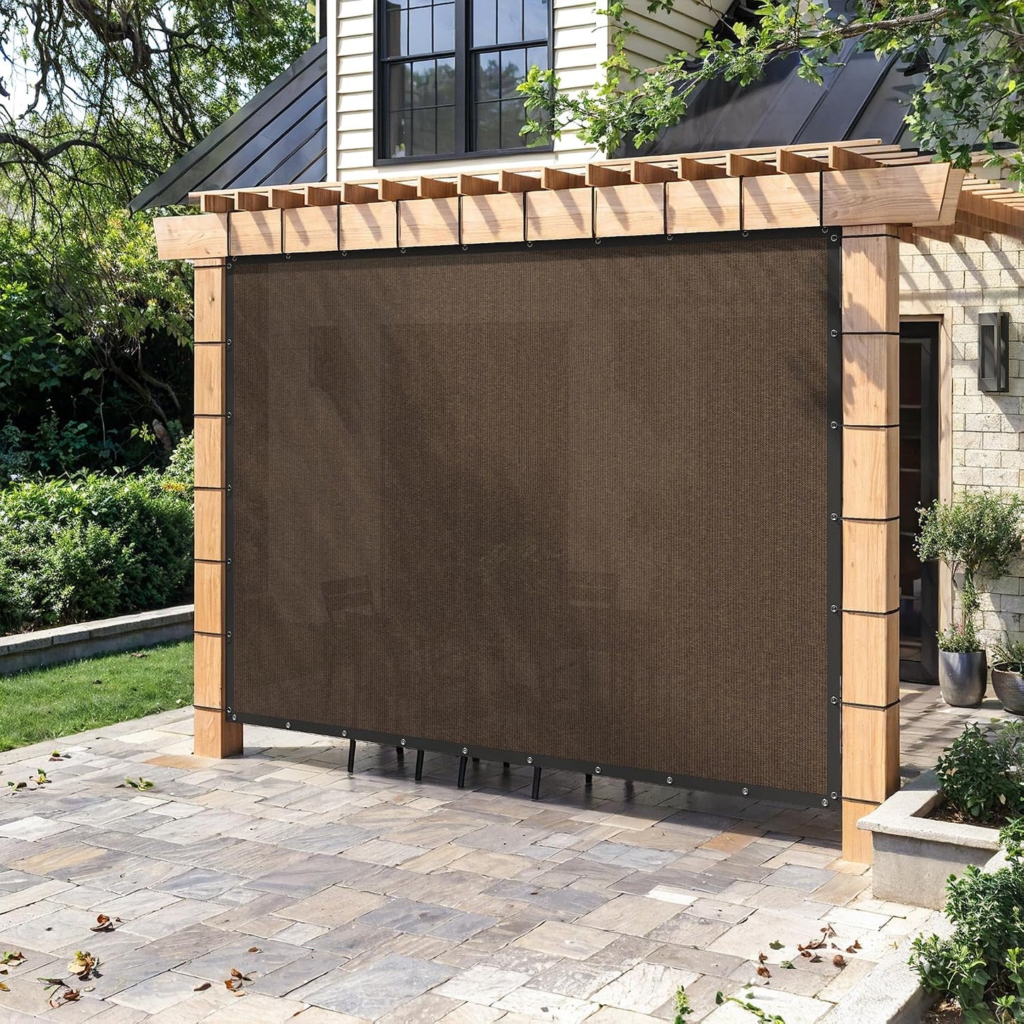 Vela sombrilla 12x12pulg malla resistente para patio